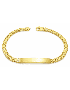 Esclava para caballero Eslabón de Multiple anillas  - Oro Amarillo 18K