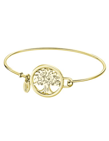 Pulsera para Mujer de Acero Dorado Árbol de la Vida - Lotus LS2119/2/3
