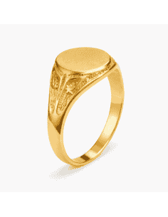 Sello Fino de Oro Cadete Macizo - Oro Amarillo 18k