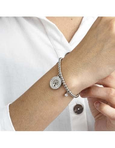 Pulsera para Mujer de Acero Arbol de la Vida -...