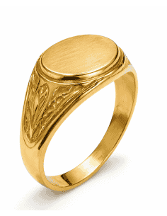 Sello Fino de Oro Cadete Macizo - Oro Amarillo 18k