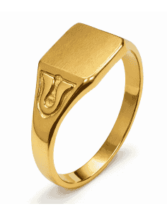 Sello Fino de Oro Cadete Macizo - Oro Amarillo 18k
