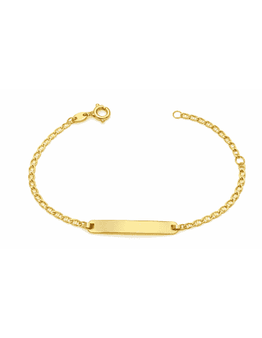 Pulsera Esclava Infantil –  Oro Amarillo 9K