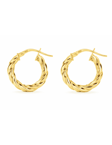Pendientes Aro Trenzado de 11.5 mm Diametro –...