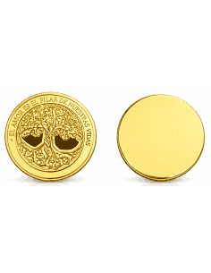 Arras de Boda de Metal Dorado Personalizadas - GA6021-D