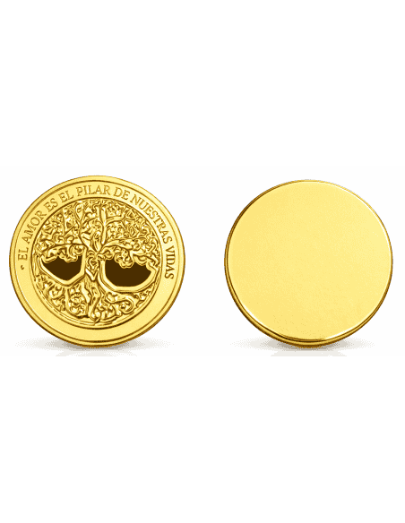 Arras de Boda de Metal Dorado Personalizadas - GA6021-D