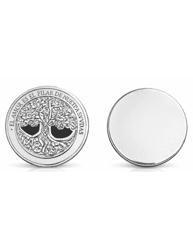 Arras de Boda de Metal Plateado Personalizadas - GA6021-P