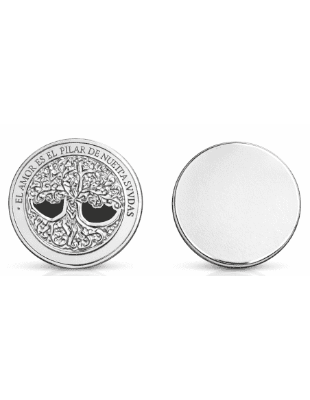 Arras de Boda de Metal Plateado Personalizadas - GA6021-P