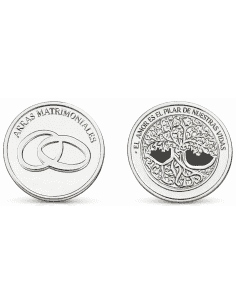 Arras de Boda de Metal Plateado - GA6021-P