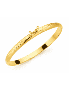 Pulsera para Mujer Media Caña - Oro amarillo 18K