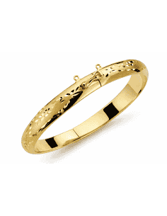 Pulsera para Mujer Media Caña - Oro amarillo 18K