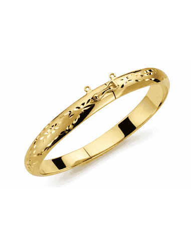 Pulsera para Mujer Media Caña - Oro amarillo 18K