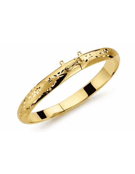 Pulsera para Mujer Media Caña - Oro amarillo 18K
