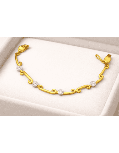Pulsera para  Mujer con diamantes engastados en...