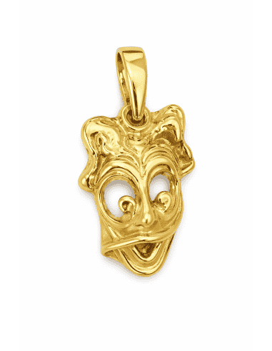 Colgante con Forma del Rostro de Daisy - Oro Amarillo 18K