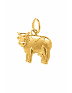Colgante con Forma de Vaca en - Oro Amarillo 18K
