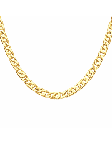 Cadena para Caballero Ojo de Perdiz - Oro amarillo18k