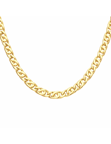 Cadena para Caballero Ojo de Perdiz - Oro amarillo18k