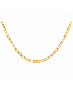 Cadena para Caballero Eslabón Plano Ancla - Oro amarillo 18K
