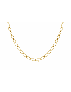 Cadena Caballero eslabón Bilbao - Oro Amarillo 18k