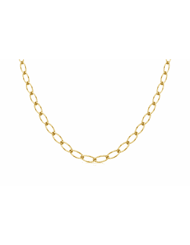 Cadena Caballero eslabón Bilbao - Oro Amarillo 18k