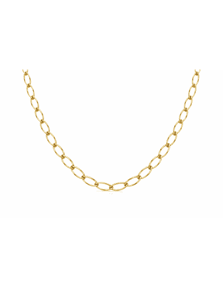 Cadena Caballero eslabón Bilbao - Oro Amarillo 18k