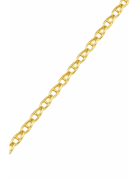 Cadena para Caballero Eslabón Ancla - Oro amarillo 18K