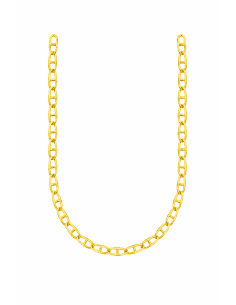 Cadena para Caballero Eslabón Ancla - Oro amarillo 18K