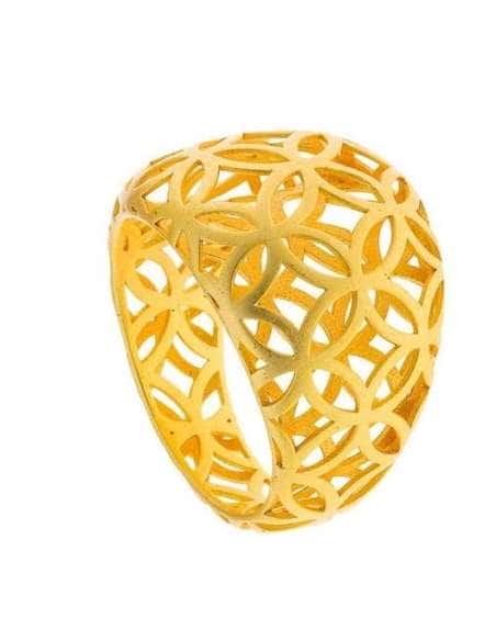Anillo para Mujer de Plata Calado Círculos Entrelazados  - Salvatore 151S0078/16