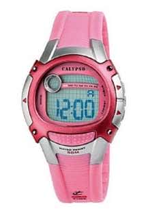 Reloj para Niña Digital Rosa y Plateado 50M - Calypso K5313/6