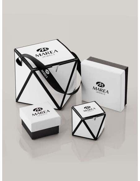 Llavero de Acero Personalizable  Diseño Geométrico Grabado - Marea C00108/19