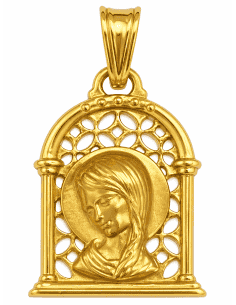 Medalla Virgen Niña - Oro Amarillo 18K
