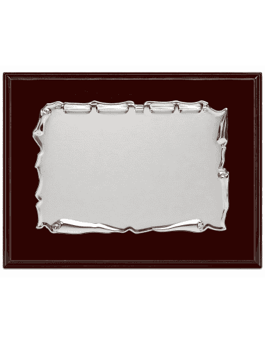 Placa Homenaje Aluminio Pergamino - P-2051( Grabado Incluido)