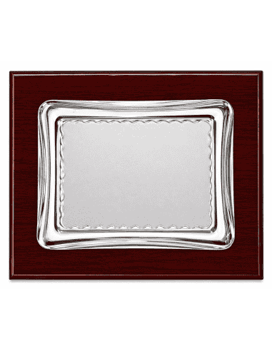 Placa Homenaje Aluminio doble Chapa con Forma...
