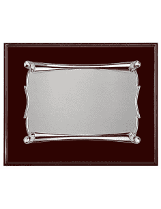 Placa Homenaje Aluminio Pergamino - P-2062 ( Grabado Incluido)