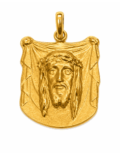 Medalla Santa Faz  - Oro Amarillo 18k