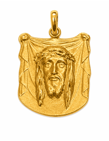 Medalla Santa Faz  - Oro Amarillo 18k