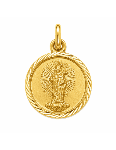 Medalla Virgen Loreto - Oro Amarillo 18k