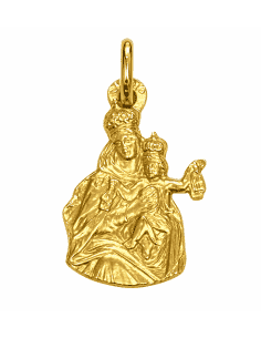Medalla Virgen del Carmen Busto - Oro Amarillo 18k