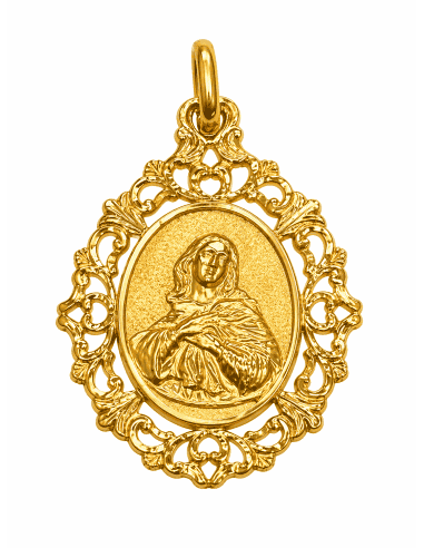 Medalla Virgen de la Inmaculada - Oro amarillo 18K