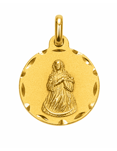 Medalla Virgen de la Inmaculada - Oro Amarillo 18k
