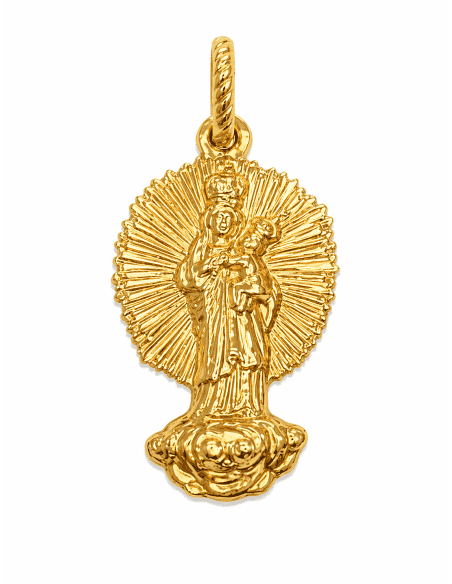 Medalla Virgen de Loreto - Oro Amarillo 18K