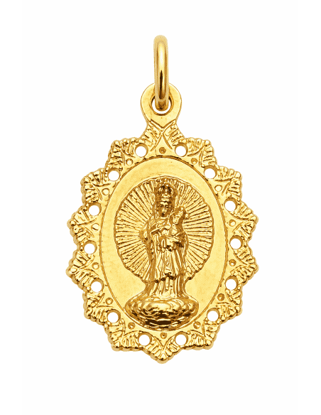 Medalla Virgen de Loreto - Oro Amarillo 18k