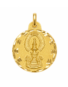 Medalla Virgen del Pilar - Oro Amarillo 18k