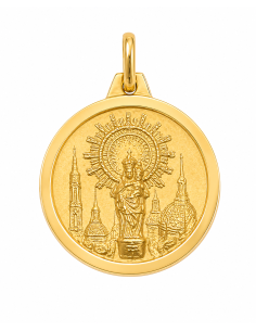Medalla Virgen del Pilar - Oro Amarillo 18k