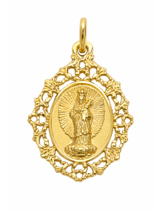 Medalla Virgen de Loreto - Oro Amarillo 18k