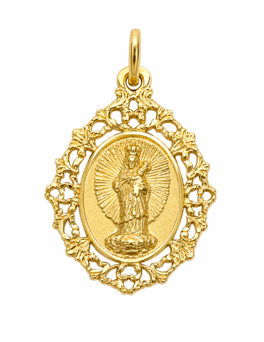 Medalla Virgen de Loreto - Oro Amarillo 18k