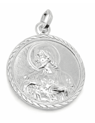 Medalla Escapulario Virgen del Carmen y Corazón...