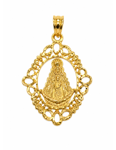 Medalla Virgen del Rocio - Oro Amarillo 18K