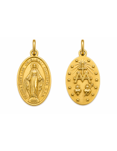 Medalla La Milagrosa -  Oro Amarillo 18k